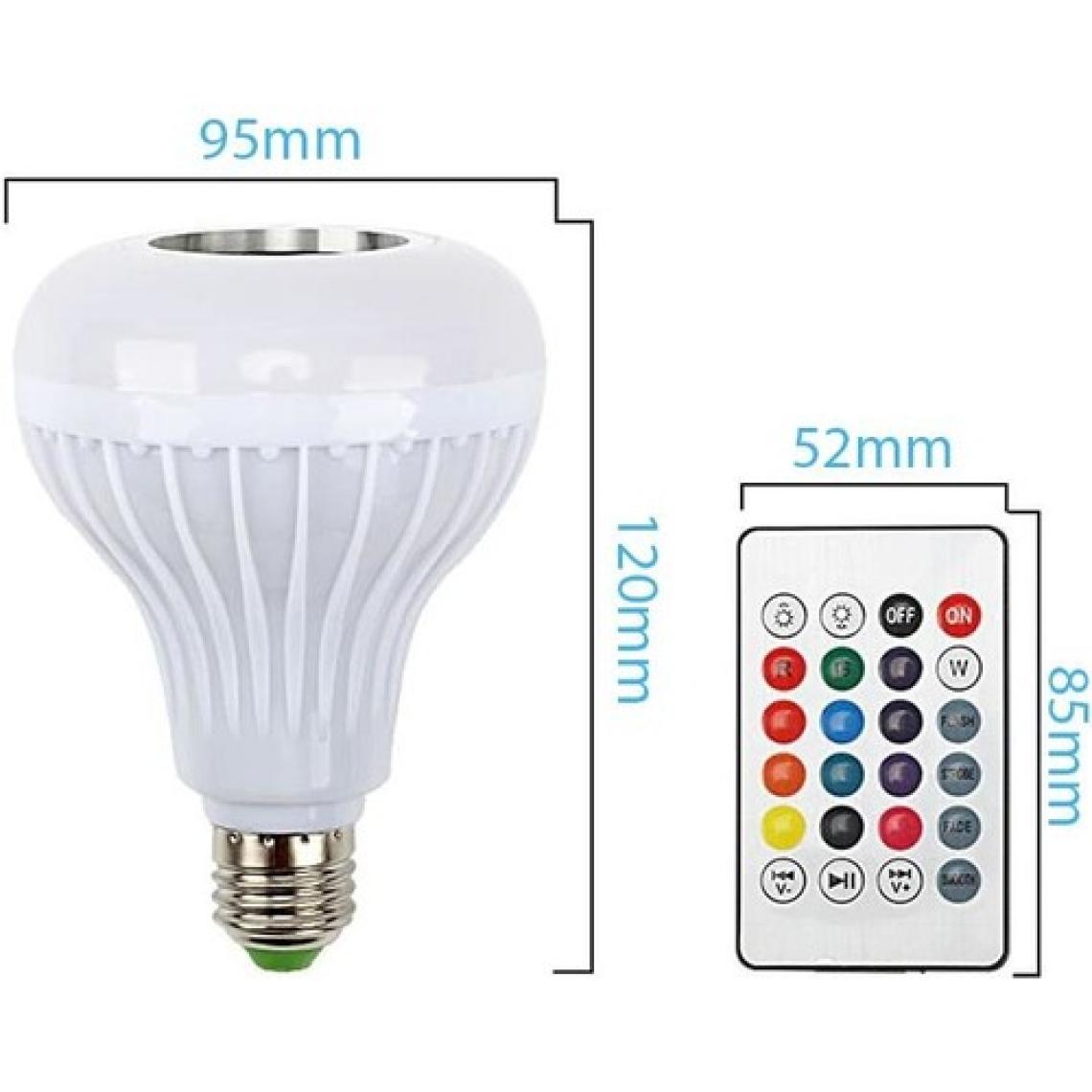Winnboss Bluetooth Hoparlör Akıllı Rgb LED Ampul Lamba