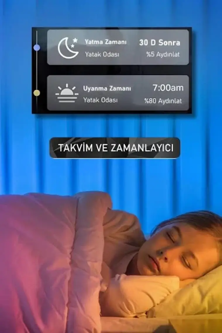 Onvec  Wifi+Bluetooth Destekli 9W Rgb Akıllı Ampul Tuya
