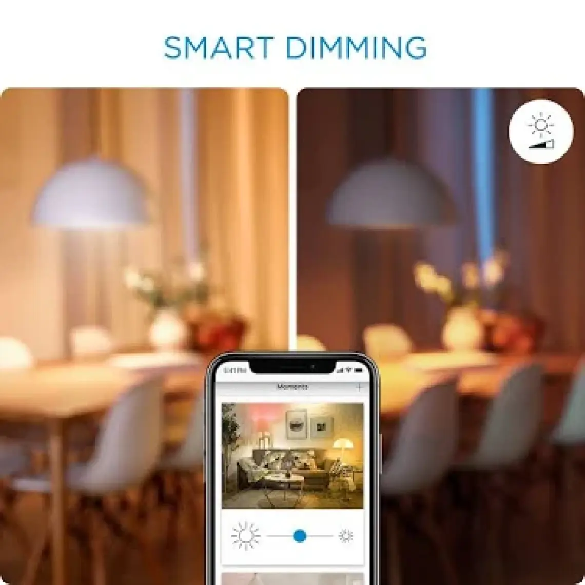 Wiz-Wi-Fi Renkli Ambiyans Akıllı Ampul - 40W - C37 - E14 Ince Duy