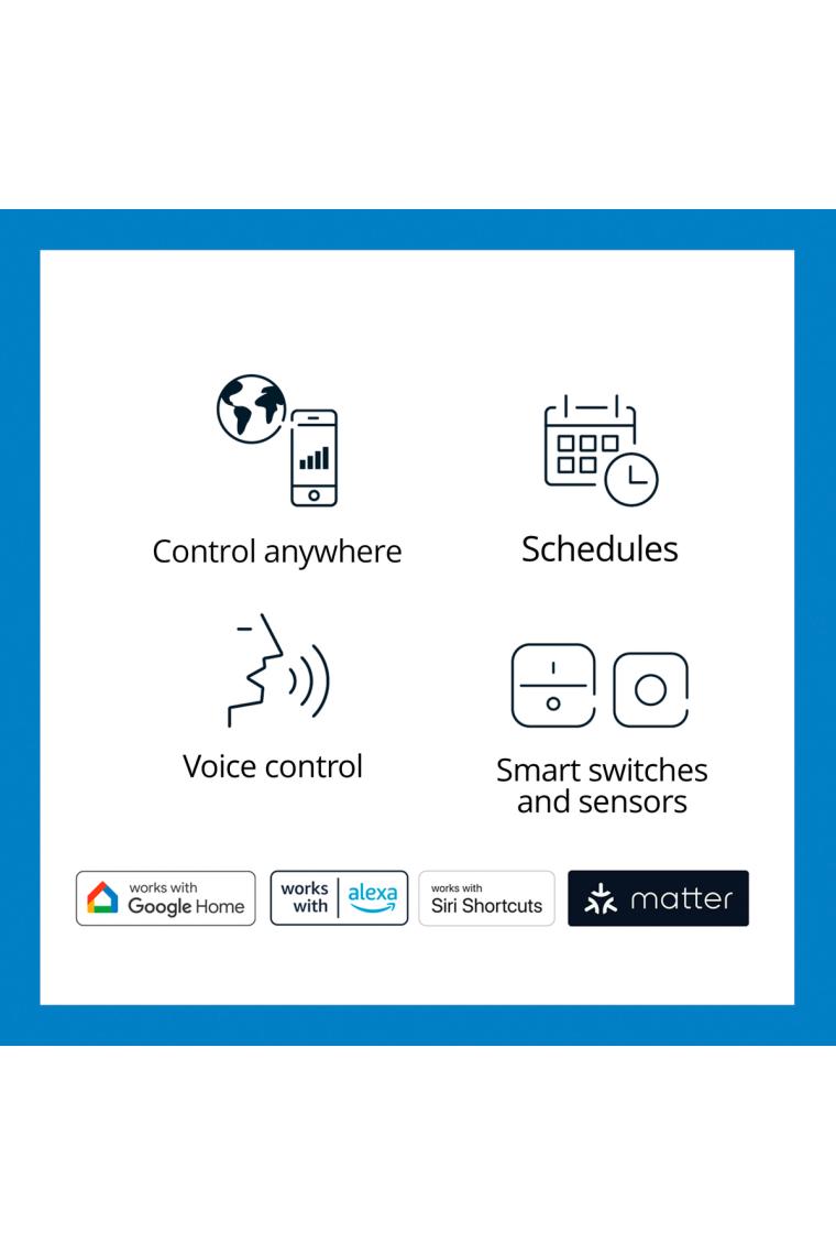 100W Renkli Ambiyans E27 Akıllı Ampul (A67) Matter, Google Home, Alexa Uyumlu