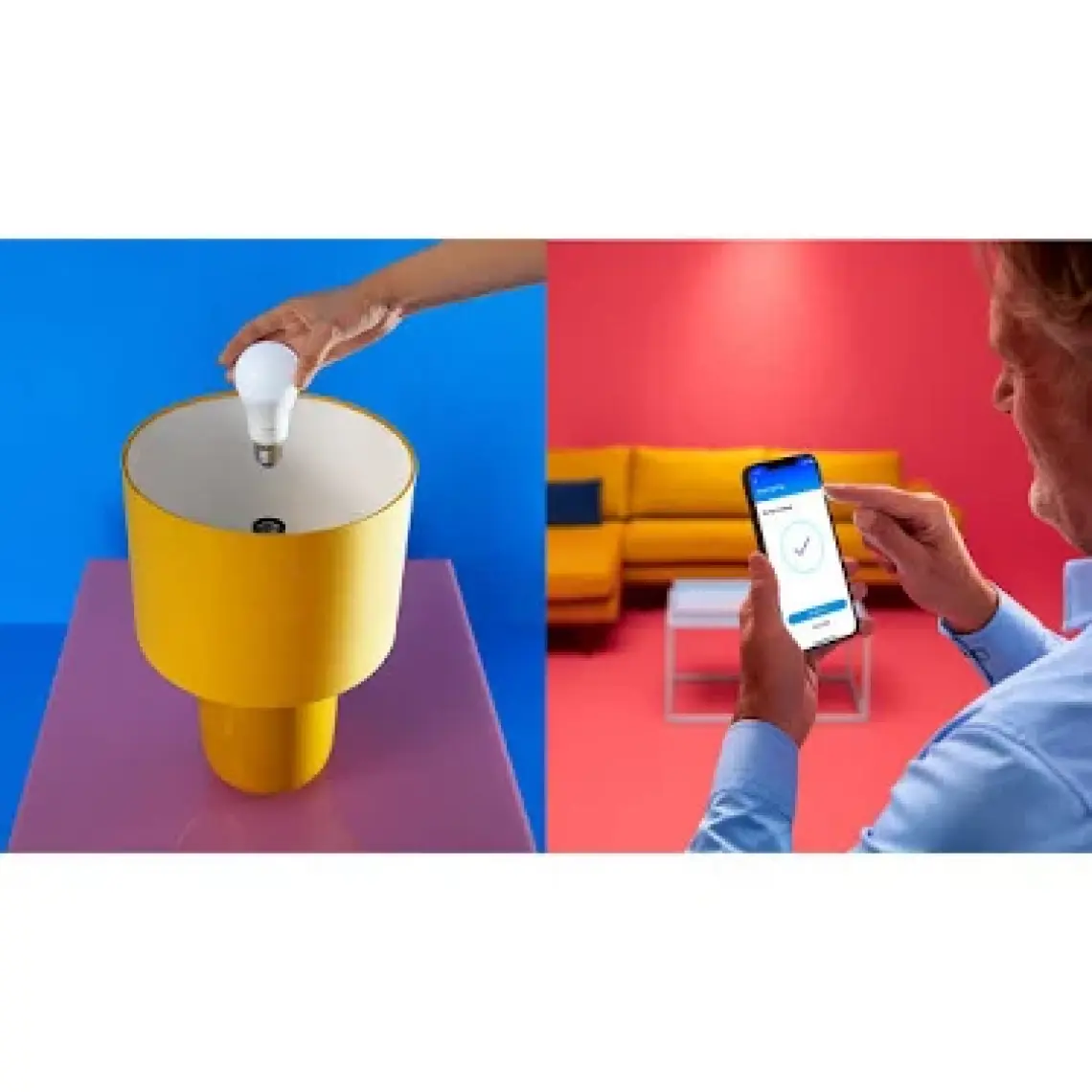 Wiz-Wi-Fi Renkli Ambiyans Akıllı Ampul - 60W - A60 - E27 Normal Duy