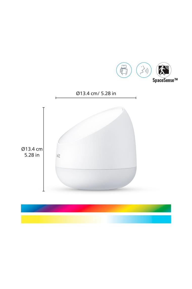 Squire Renkli Ambiyans Akıllı Masa Lambası - Matter, Google Home, Alexa Uyumlu