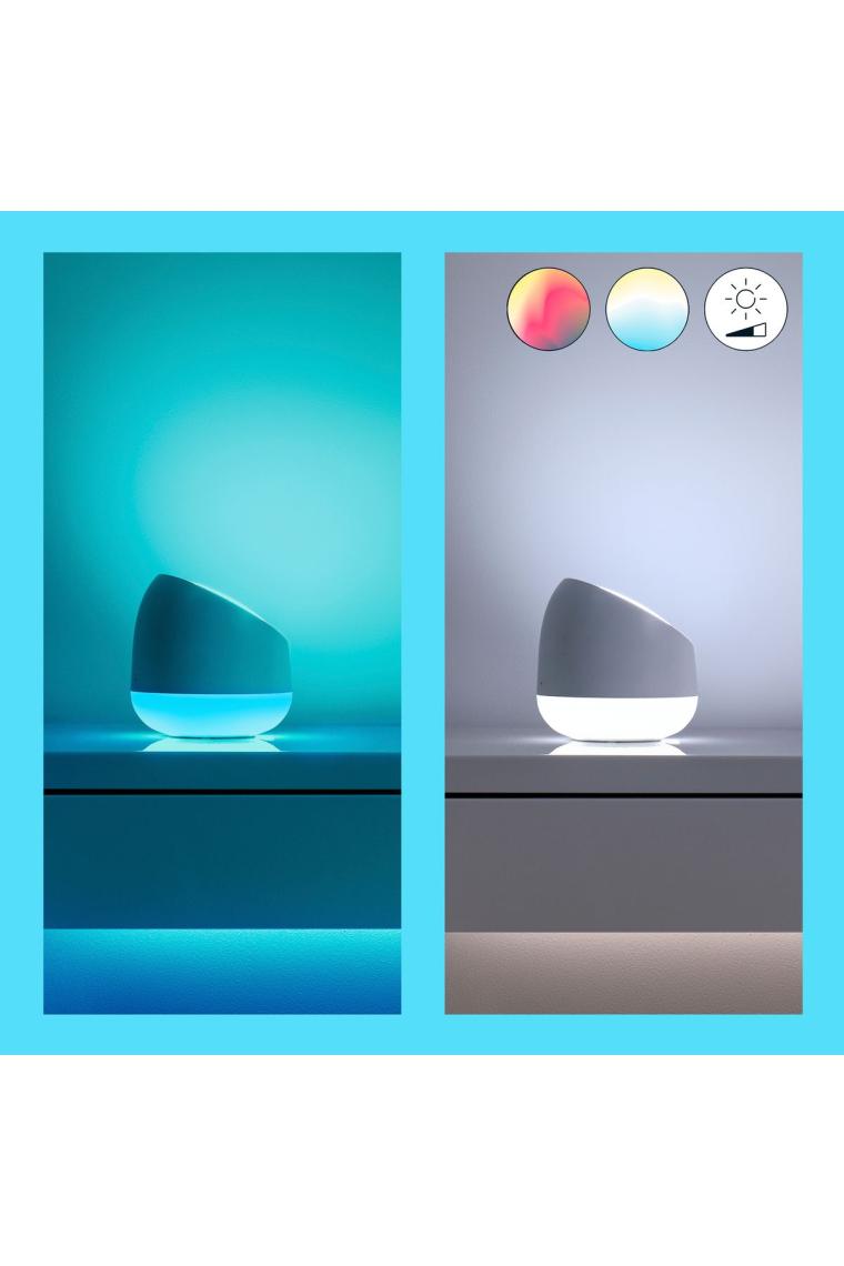 Squire Renkli Ambiyans Akıllı Masa Lambası - Matter, Google Home, Alexa Uyumlu