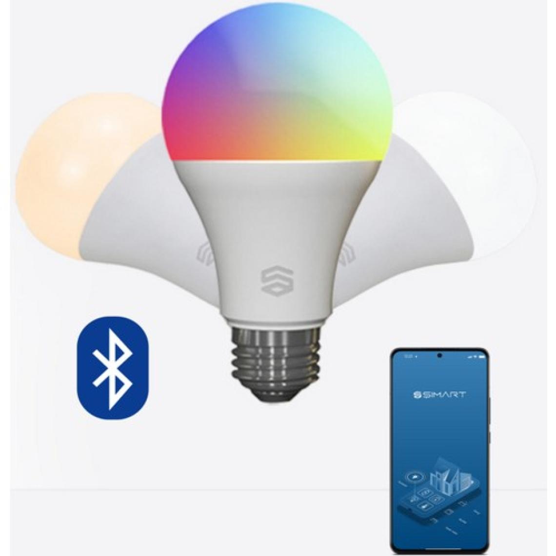 Şımart Türkiye Garantili Akıllı Bluetooth LED Ampul 16 Milyon Renk Seçeneği ile