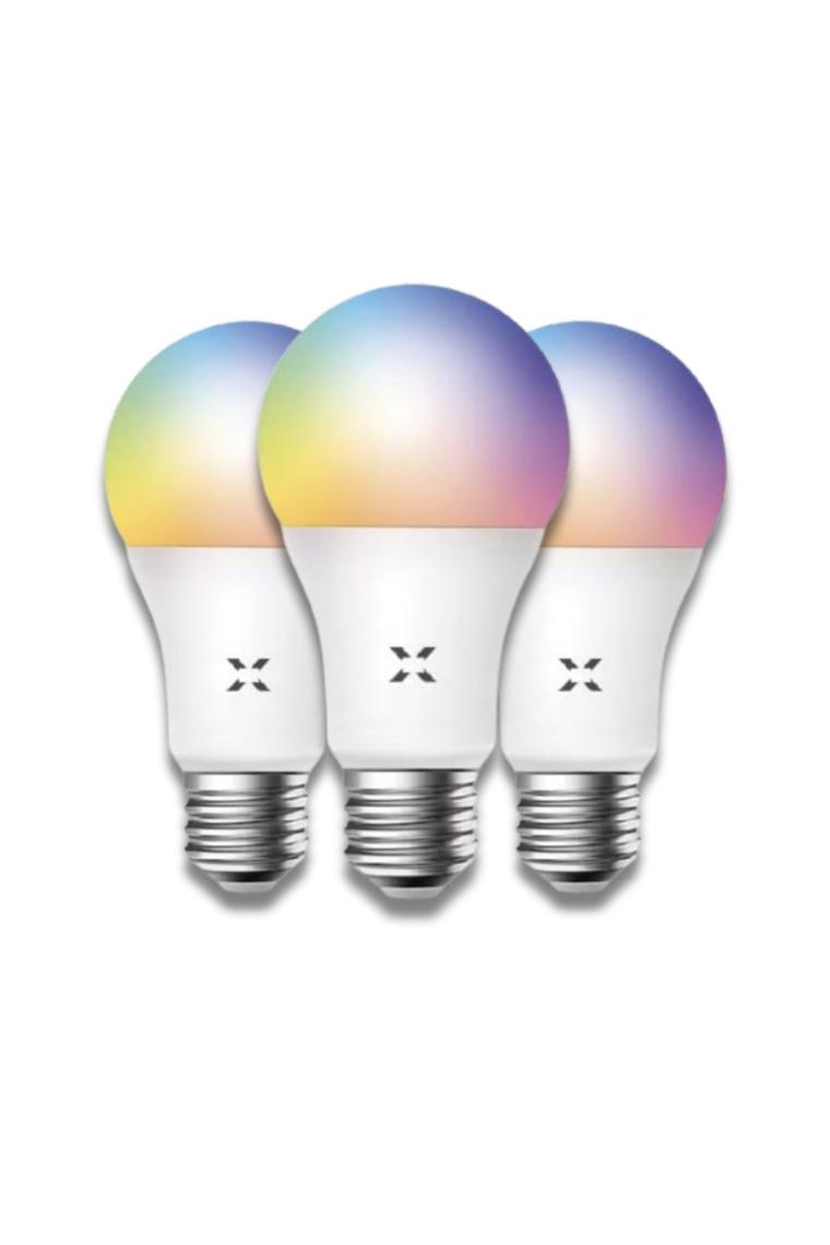 Xenon Smart Akıllı Wi-Fi Led RGB Akıllı Ampul Mobil Uygulama Denetimli Google Home/Alexa Uyumlu Çok Renkli Lamba (3 Adet) X7021