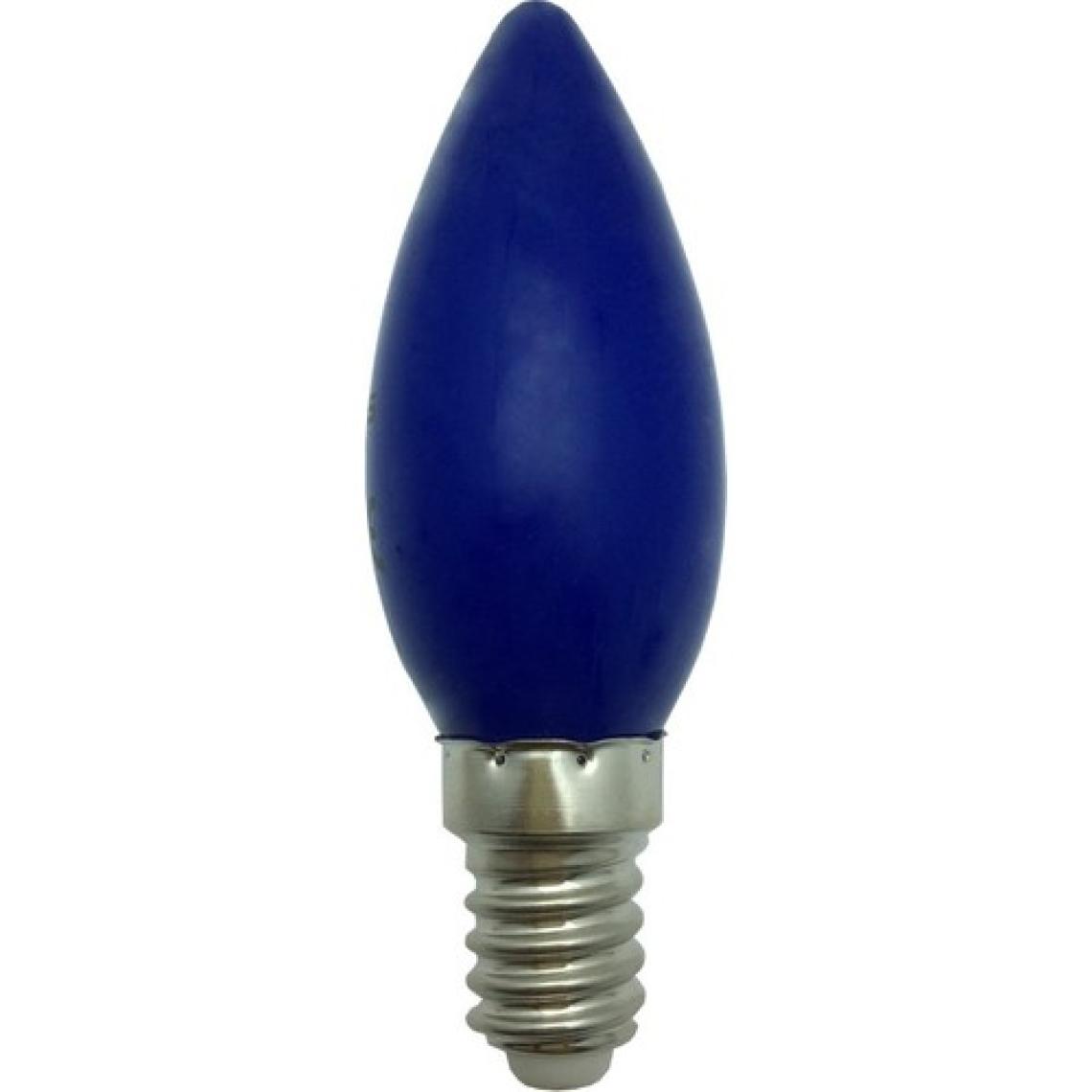 Helios 1W 20LM E14 Duylu LED Buji Ampul Mavi Renk