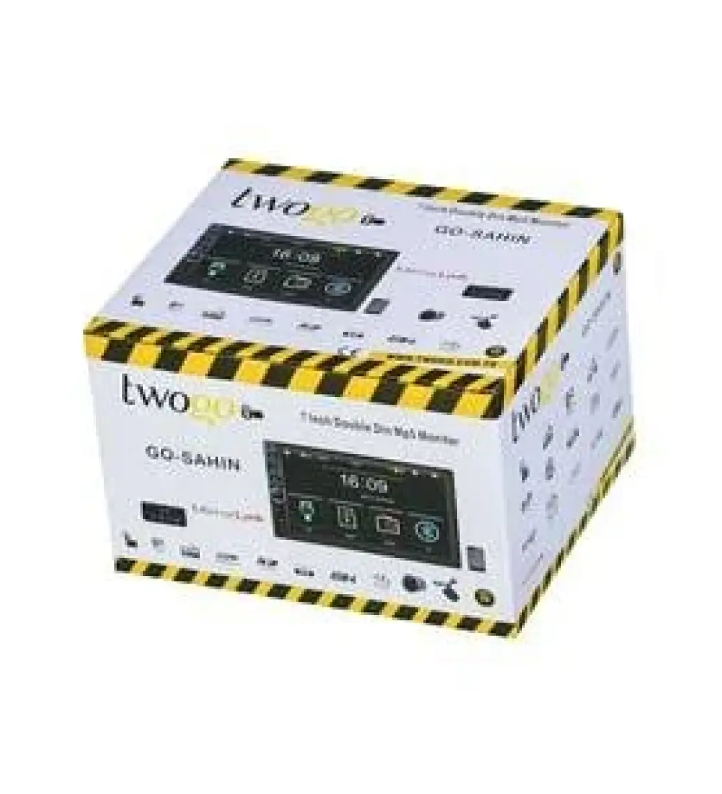 Twogo Double Teyp 7 4X50W Mirrorlink Bt/usb/sd/fm/aux Kamera Hediye Twogo Go Şahın