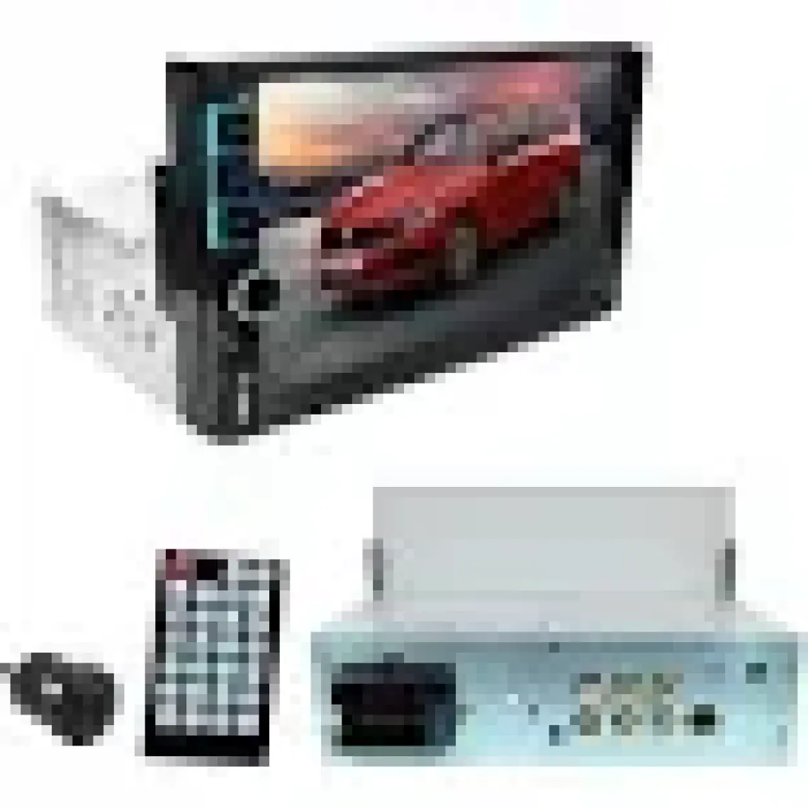 Twogo Double Teyp 7 4X50W Mirrorlink Bt/usb/sd/fm/aux Kamera Hediye Twogo Go Şahın