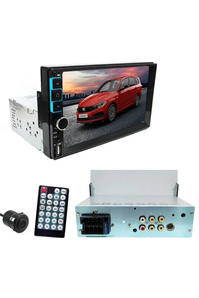 Twogo Double Teyp 7 4X50W Mirrorlink Bt/usb/sd/fm/aux Kamera Hediye Twogo Go Şahın