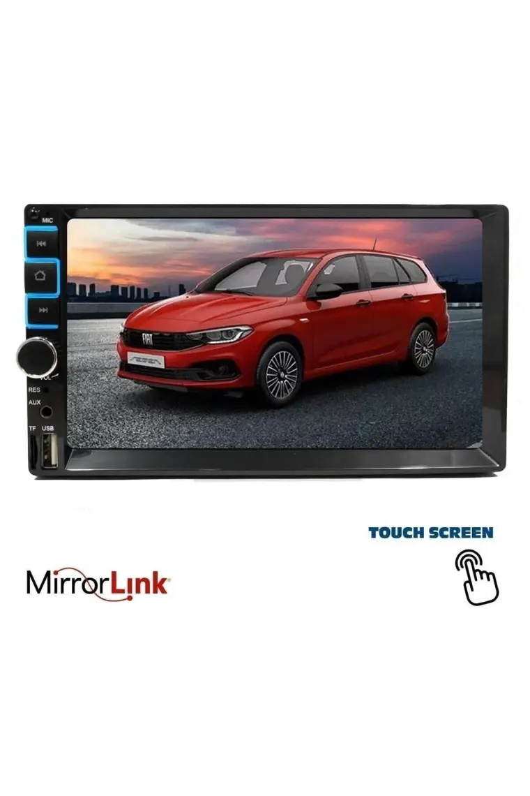 Twogo Double Teyp 7 4X50W Mirrorlink Bt/usb/sd/fm/aux Kamera Hediye Twogo Go Şahın