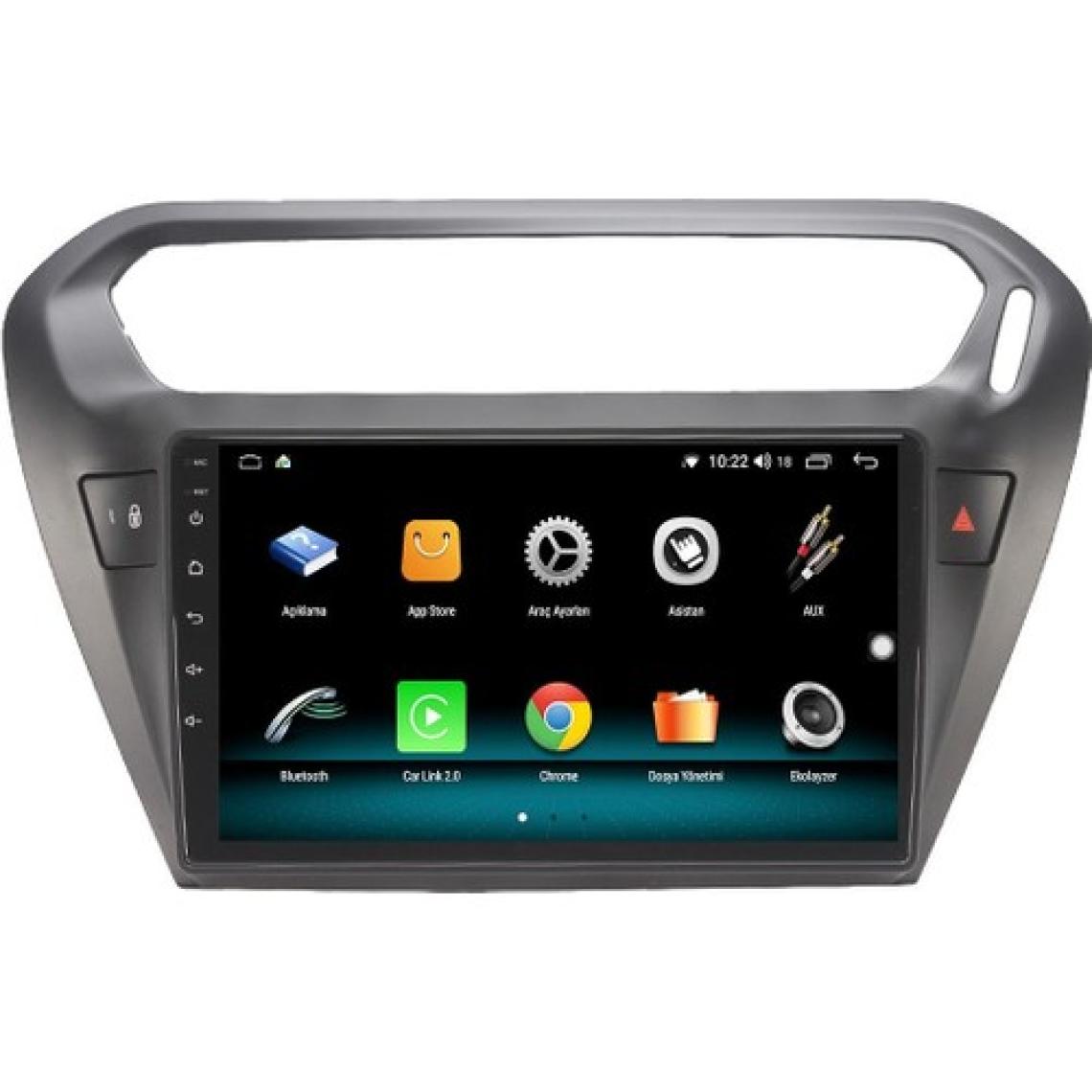 Navimex Peugeot 301 Android 13 Multimedya Carplay 4gb RAM+64GB HDD Navigasyon Ekran