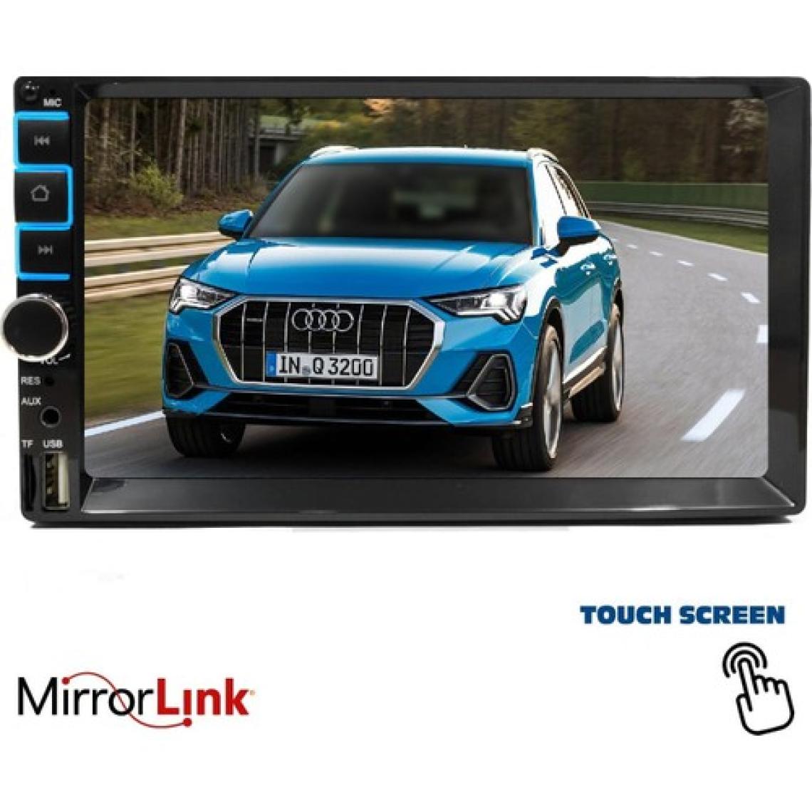 Twogo Double Teyp 7 4X50W Mirrorlink Bt/usb/sd/fm/aux Kamera Hediye Twogo Go Şahın Up