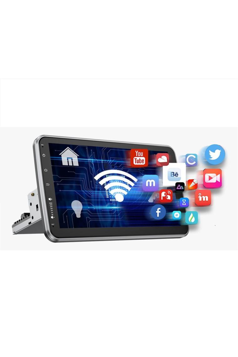 Exvol Android Multimedya 10,1 Inc 360° Dönen Carplay 2GB/32GB Üniversal Hd IPS Ekran Kamera Hediye