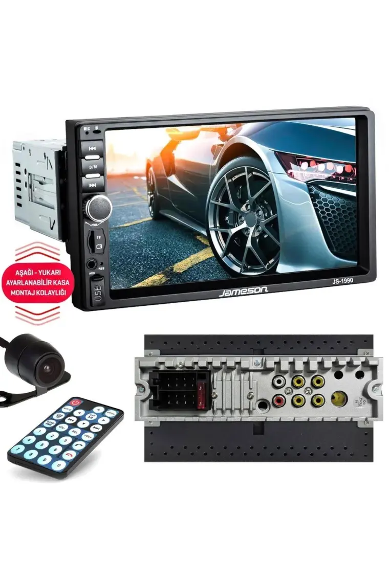 Jameson Double Teyp 7 4X55W Mirrorlink Bt/usb/sd/mp5/aux/fm Kameralı Tofas Seri Jameson JS-1990
