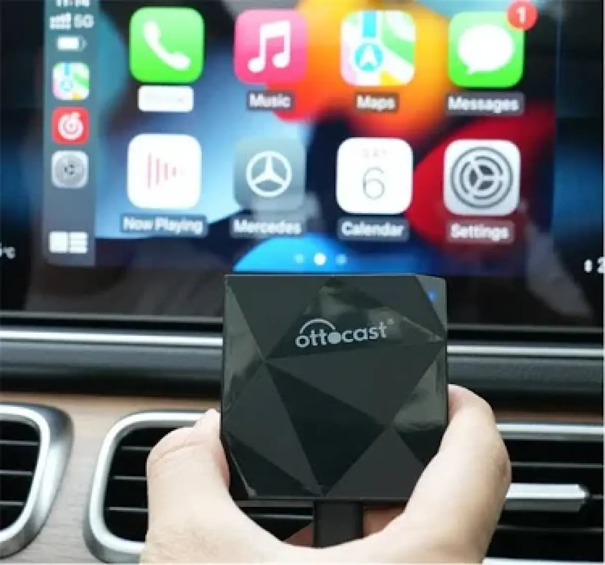 Ottocast U2-Air Kablosuz Apple Carplay Adaptörü