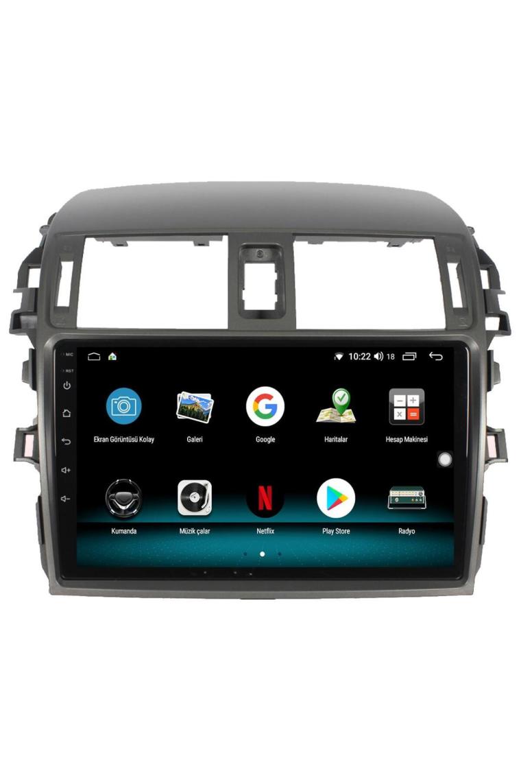 Navimex Toyota Corolla Android 13 Multimedya Carplay 4gb RAM+64GB HDD 2007-2012 Navigasyon Ekran