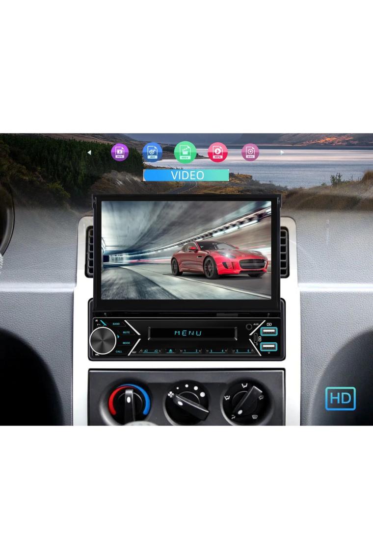 Exvol Android 7 Inc Indash Teyp Multimedya 2GB/32GB Type-C USB 7 Inc Hd IPS Kamera Hediyeli