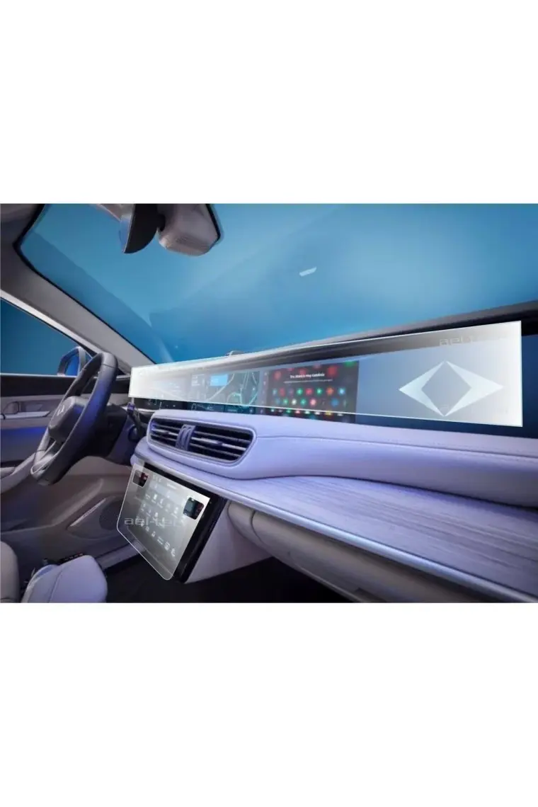 Ael-Tech Togg T10X Dijital Gösterge Yolcu Bilgi Iç Merkezi Kontrol Ekran Uyumlu Nano Ekran Koruyucu 3 Lü Set