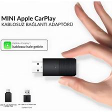 Dark Mini Pro Araç Kiti Apple Cihazlar İçin Kablosuz Apple Carplay Adaptörü, Wireless Carplay Çevirici (DK-VA-MPC1)