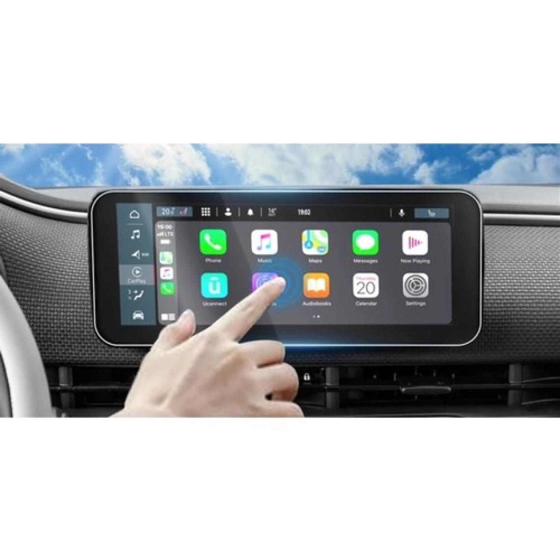 Engo Fiat 500E Elektrikli Multimedya Ekran Koruyucu 10.25 Inç Şeffaf
