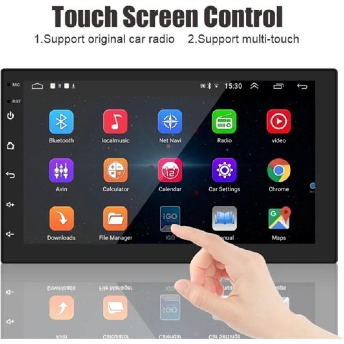 Navigold Kl-8238 2/32Gb Uyumlu Android Multimedya Car Playli Teyp Ayarlı Ince Kasa Single Din