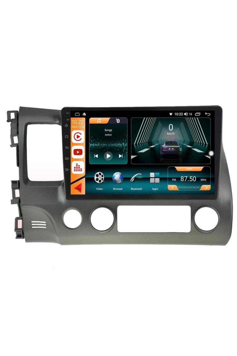 Navimex Honda Civic Fd6 Android 13 Multimedya Carplay 4gb RAM+64GB HDD 2008-2011 Navigasyon Ekran