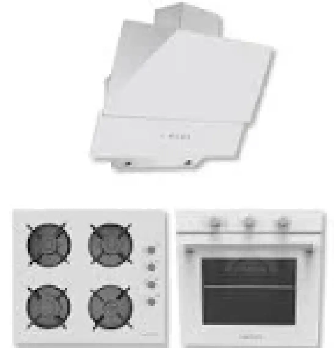 Alveus Chıef 614 Beyaz 3'lü Ankastre Set (Gls 640 + Mfa 614 + Mod 3000)