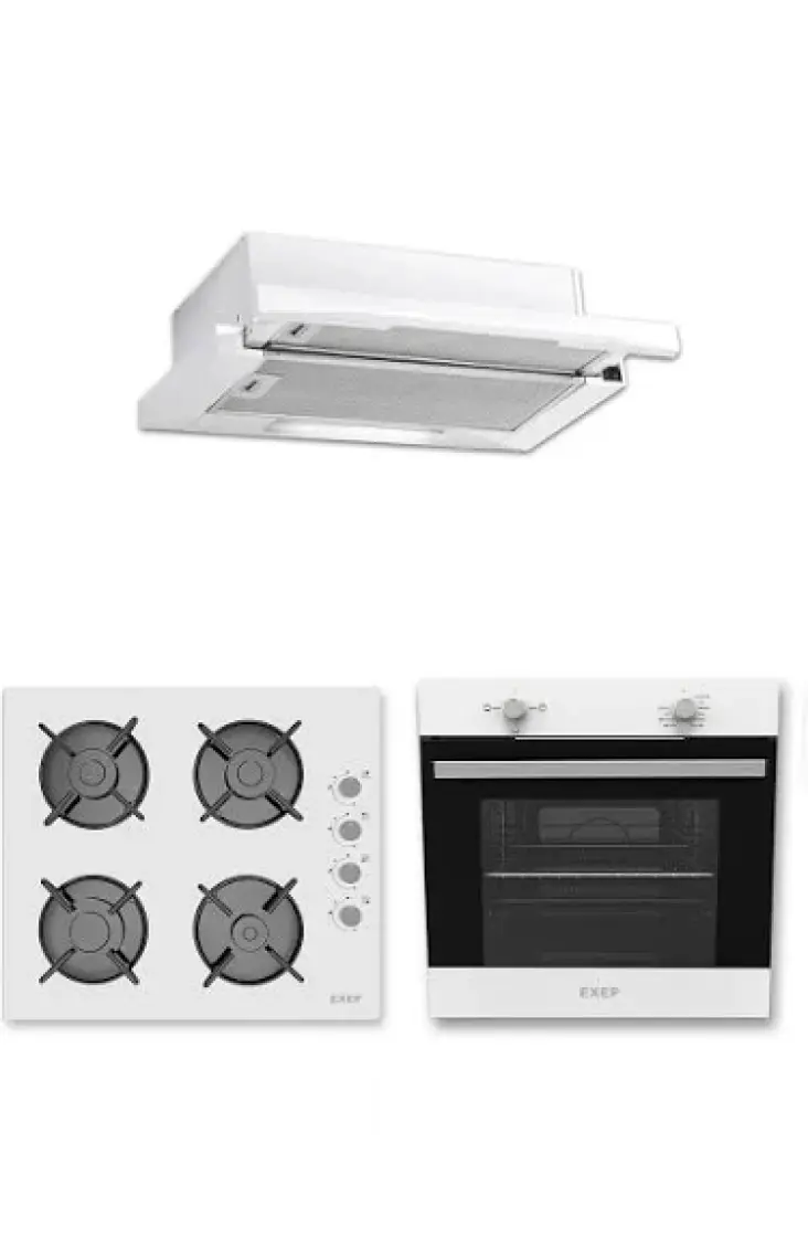Exep (E4E EO320 EF200) Mio Beyaz 3'lü Ankastre Set