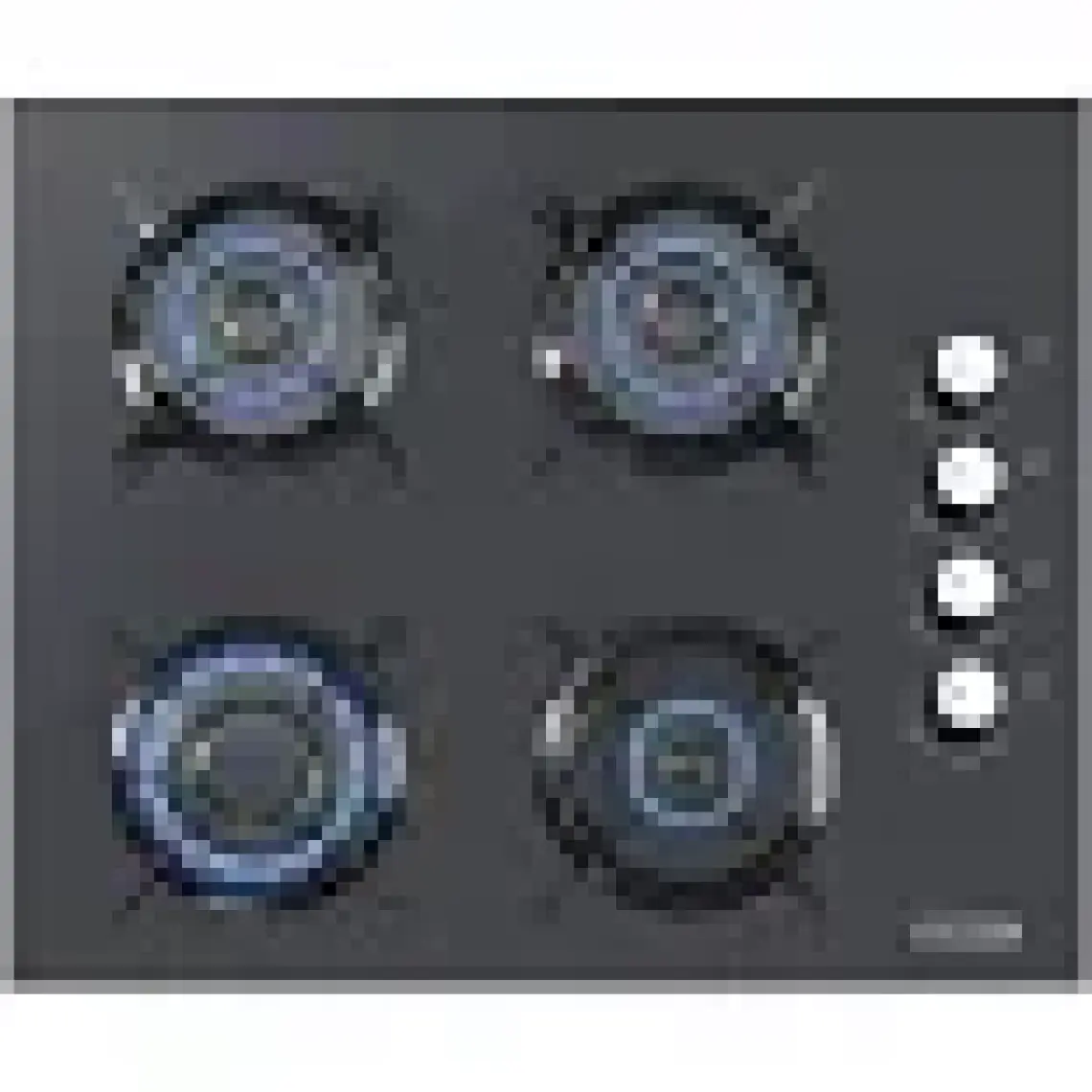 Kumtel Antrasit 2'li Ankastre Cam Set (DA6-835 + KO-40TAHDF)