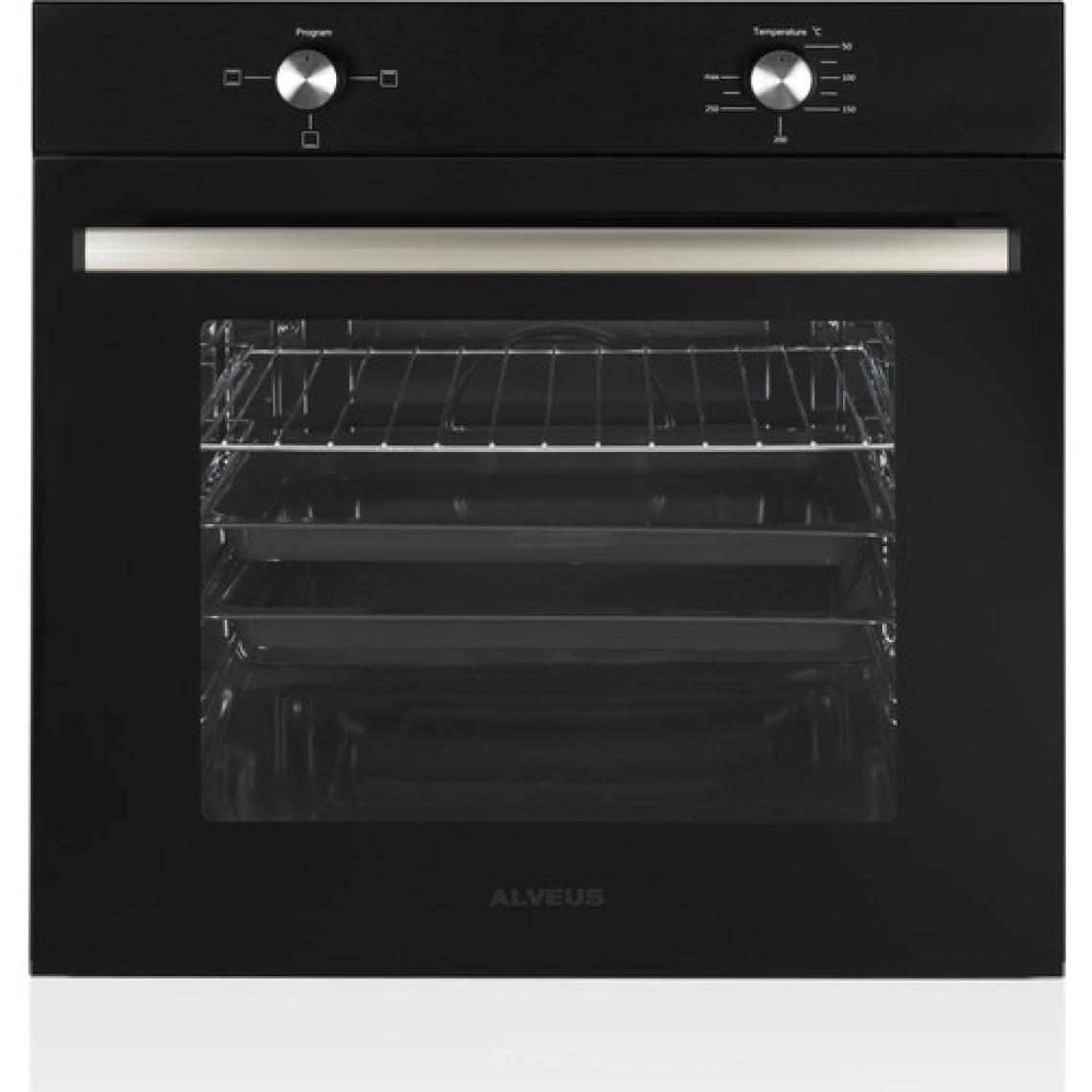 Alveus Yakamoz 2'li Ankastre Set Siyah (GLS640S-MFA604S)