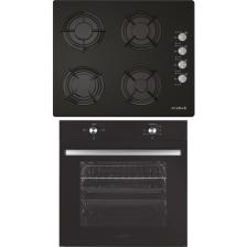 Alveus Yakamoz 2'li Ankastre Set Siyah (GLS640S-MFA604S)