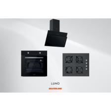 Silverline Luno Ankastre Siyah Eco Set (L335B01 + L 3462B + F6501B02)