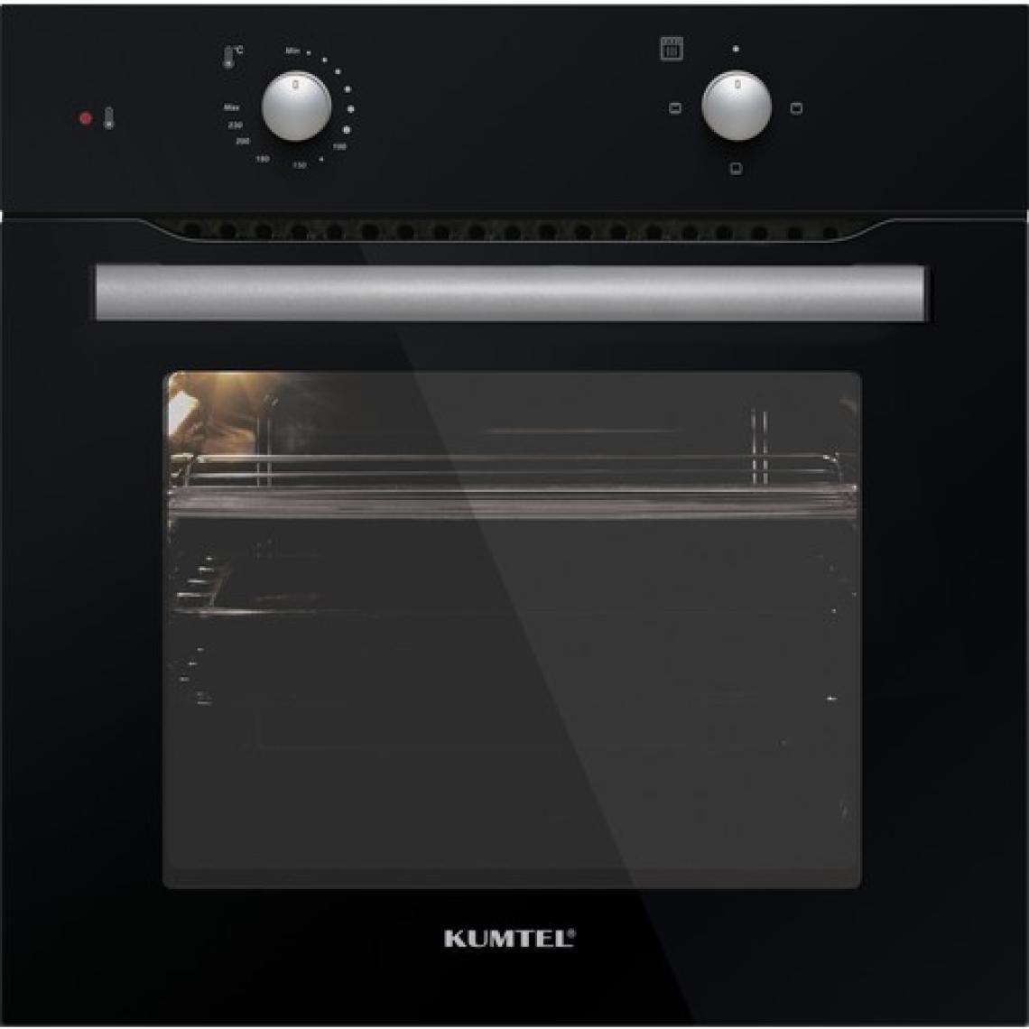 Kumtel 2'li Ankastre Set (KO-B66-S2 Siyah Ankastre Fırın + KO-410 BF Siyah Ankastre Ocak)