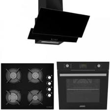 Alveus Baker Siyah 3'lü Ankastre Set (F17 - Gls 640 - Mfa 627)