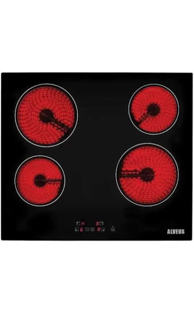 Alveus Europe Siyah 3'lü Ankastre Set MOD3000-VİTROSERAMİK-MFA627