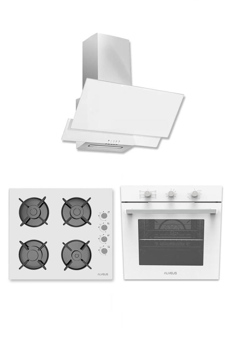 Alveus Ecoplus Beyaz 3'lü Ankastre Set (AD07-A10-AF860)
