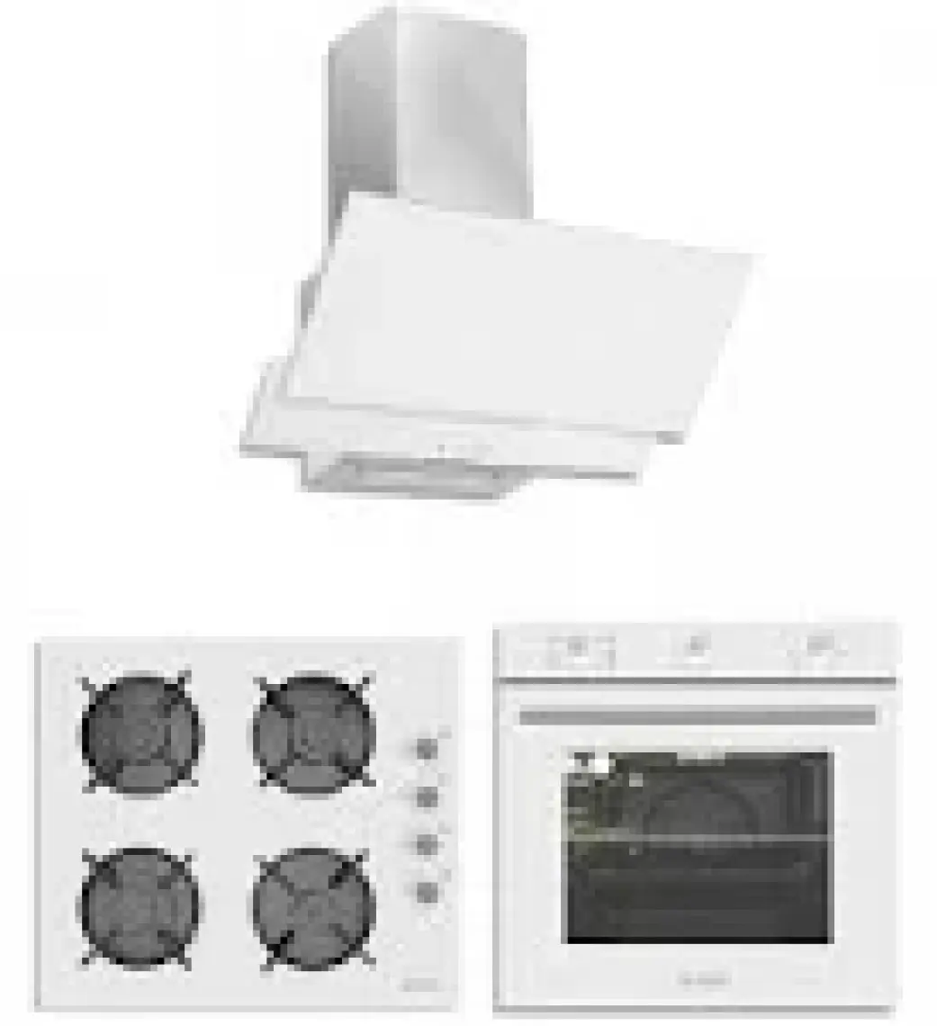 Exep Eco Line  Beyaz 3 Lü Ankastre Set (ED401-EO320-EF240)