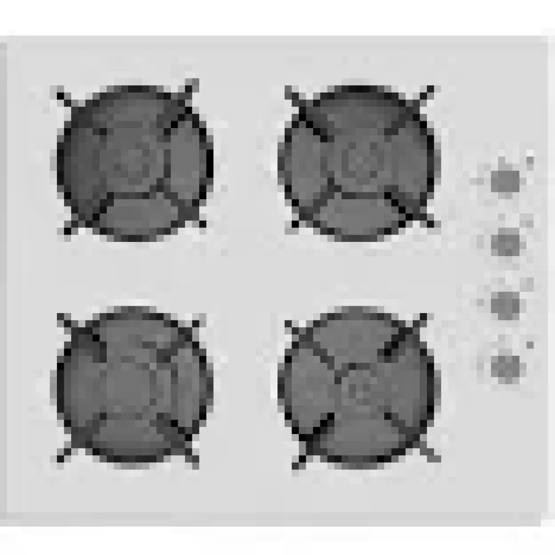 Exep Eco Line  Beyaz 3 Lü Ankastre Set (ED401-EO320-EF240)