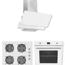 Alveus Baker Beyaz 3'lü Ankastre Set (Gls 640 + Mfa 627 + F17)