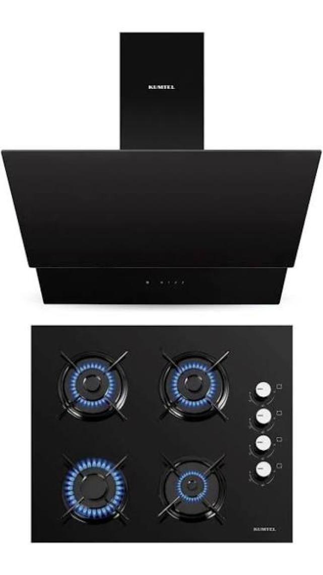 Kumtel Siyah 2 Li Set (DA6-835 + KO-40TAHDF)