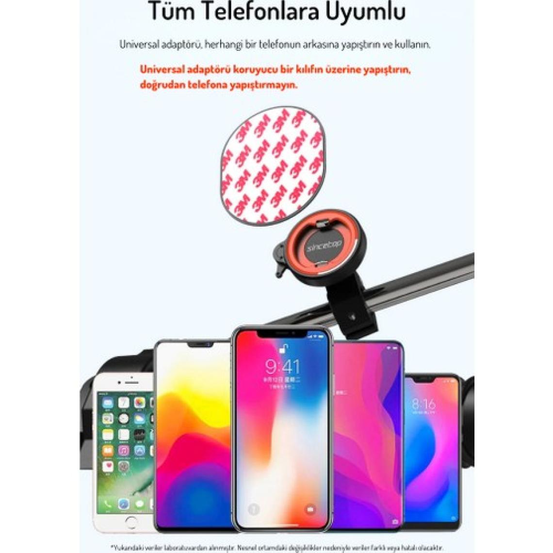Motoware Telefon Tutucu / Motosiklet-Bisiklet - Ayna Kolu Bağlantılı