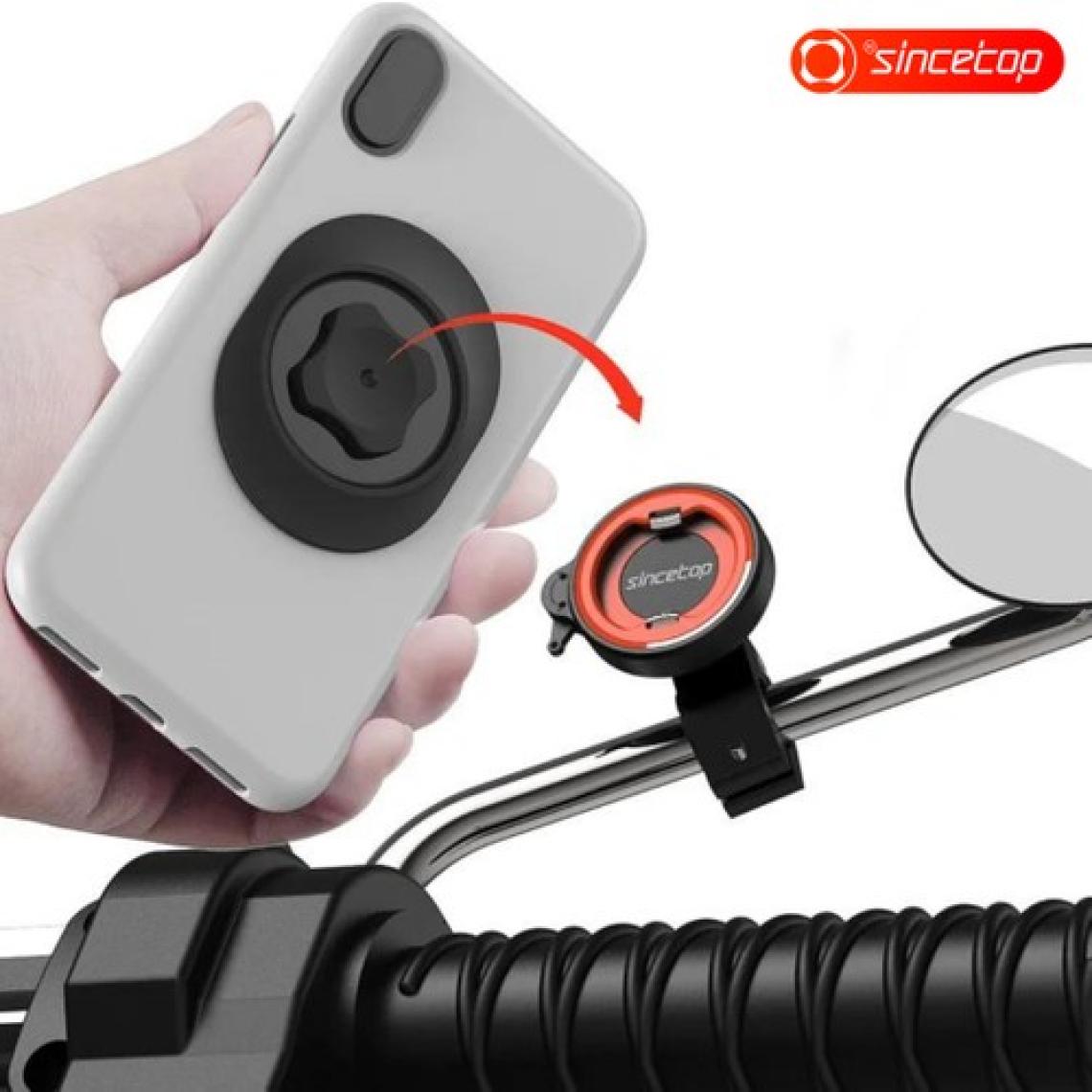 Motoware Telefon Tutucu / Motosiklet-Bisiklet - Ayna Kolu Bağlantılı