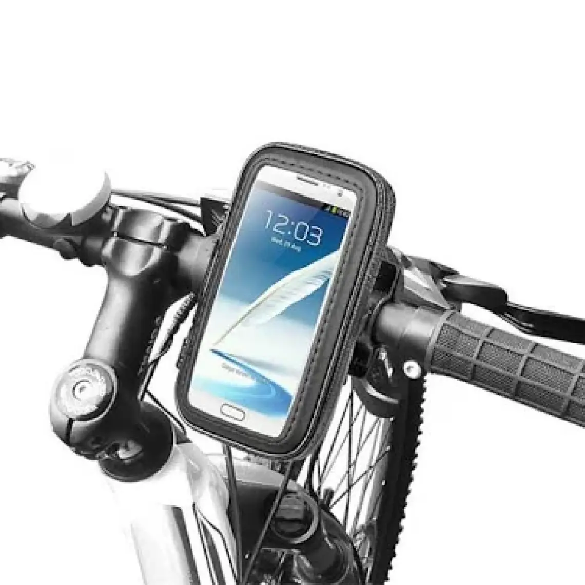 Juo Bisiklet Motosiklet Telefon Tutucu Suya Dayanıklı Large Gidon Bağlantılı