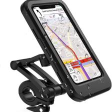 Cosmostech Motosiklet Bisiklet Su Geçirmez 360° Ayarlanabilir Telefon Tutucu Navigasyon Stand