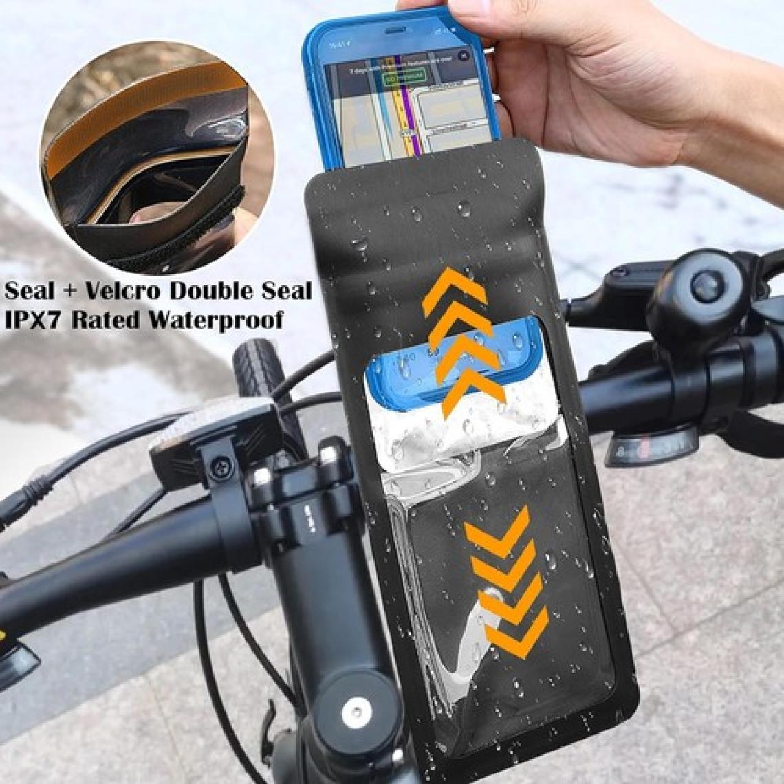 Zoli Motosiklet,bisiklet,scooter Su Geçirmez Gidon Bağlantılı Telefon Tutucu,4,7–6,8 Inç Telefon Uyumlu