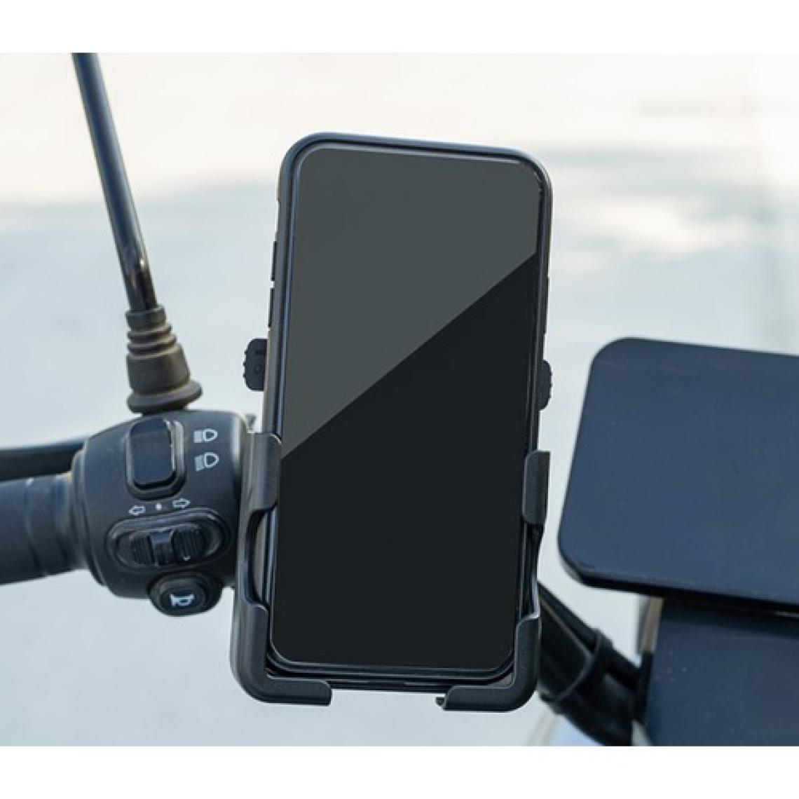 Asua Bisiklet Motorsiklet Scooter Atv Otomatik Tuşlu Motosiklet Gidon Bağlantılı Telefon Tutucu Tutacağı