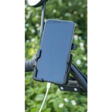 Asua Bisiklet Motorsiklet Scooter Atv Otomatik Tuşlu Motosiklet Gidon Bağlantılı Telefon Tutucu Tutacağı