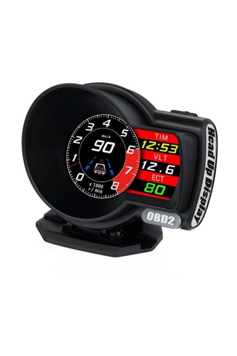 Gplus F8 Hud Head Up Display Obd 48 Fonksiyonlu Araç Data Yansıtıcı Alarmlı Erken Uyarı Sistemi Hız Devir Gösterge Ekranı