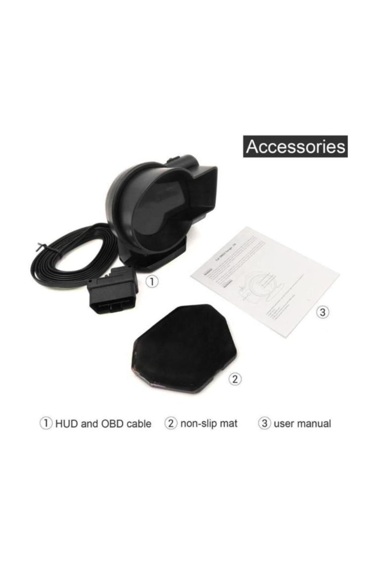 Gplus F8 Hud Head Up Display Obd 48 Fonksiyonlu Araç Data Yansıtıcı Alarmlı Erken Uyarı Sistemi Hız Devir Gösterge Ekranı