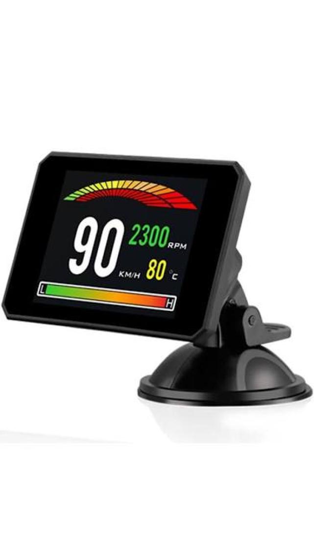 Gplus P16 Hud Head Up Display Obd 48 Fonksiyonlu Araç Data Yansıtıcı Alarmlı Erken Uyarı Sistemi Hız Devir Gösterge Ekranı